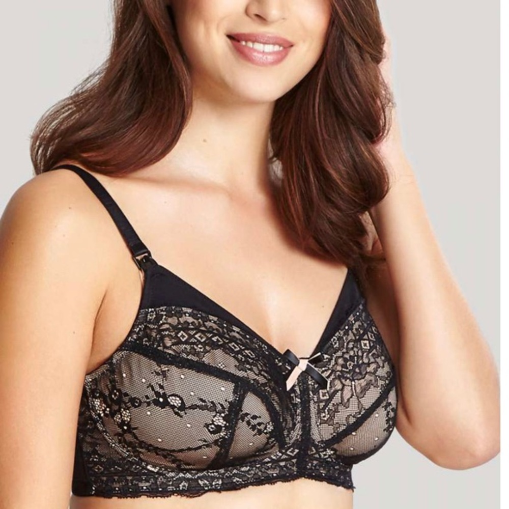 Panache Maternity Soft Lace Wire Free Nursing Bra 34FF(UK)